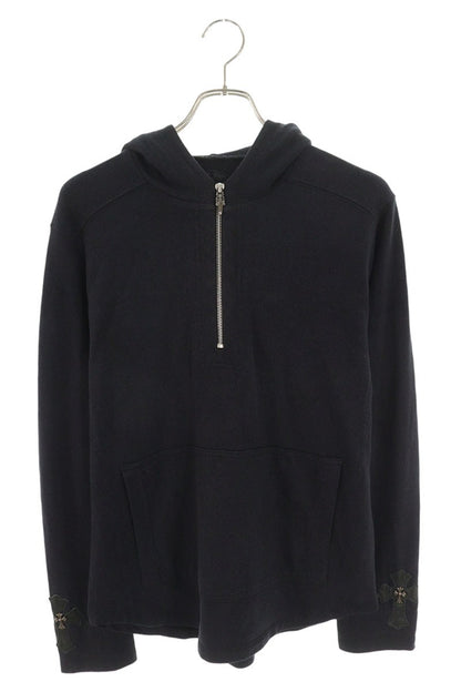 Chrome Hearts Y NOT Sleeve Cross Patch Half Zip Size S