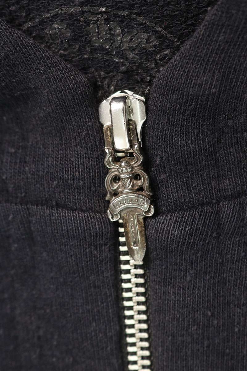 Chrome Hearts Y NOT Sleeve Cross Patch Half Zip Size S