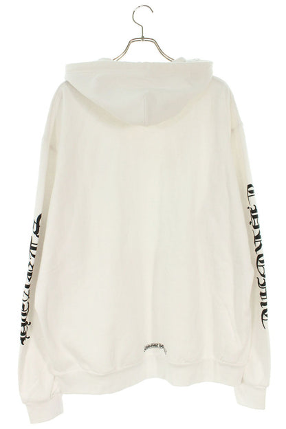 Chrome Hearts SWTSHRT HD PLVR Pullover Logo Print Hoodie White x Silver Size XL