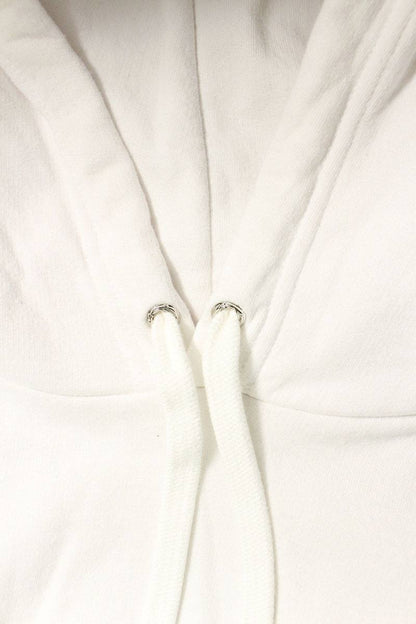 Chrome Hearts SWTSHRT HD PLVR Pullover Logo Print Hoodie White x Silver Size XL