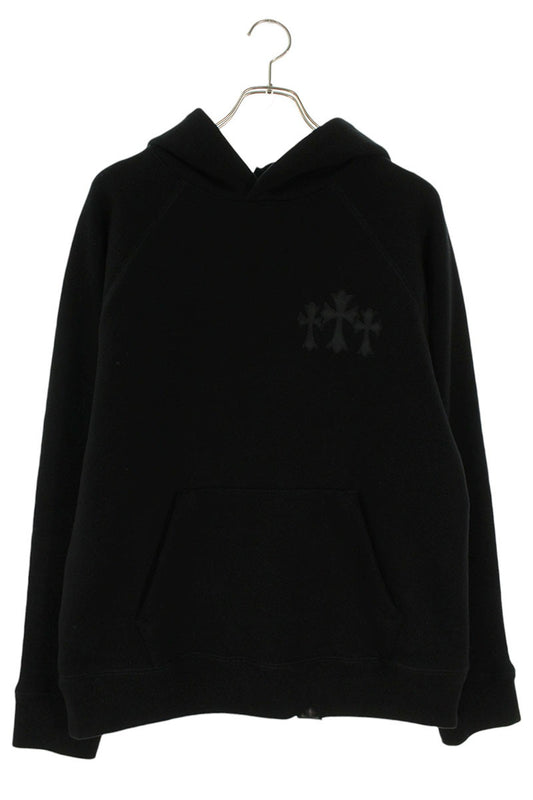 Chrome Hearts Lucky Patch Back CH Logo Hoodie Black Size M