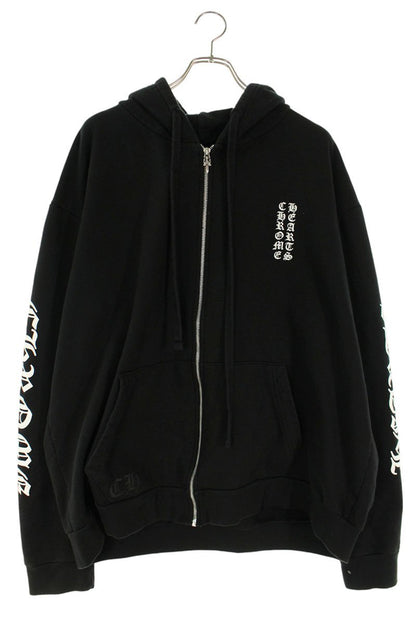Chrome Hearts SWTSHRT HD ZIP Arm Logo Hoodie Black Size XL