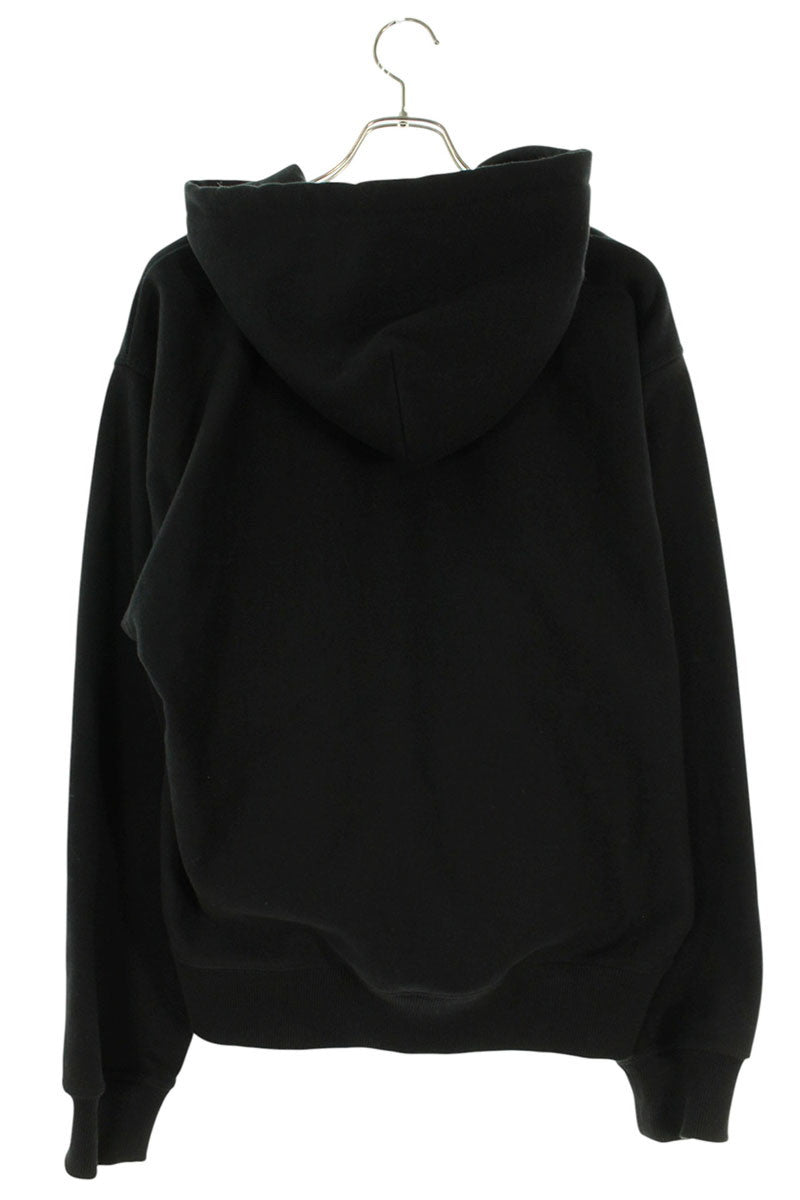 STUSSY OVAL CORP. ZIP HOODIE Black Size M
