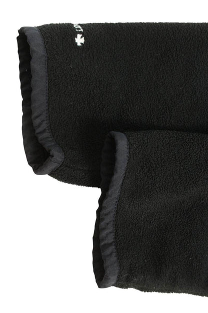 Chrome Hearts Crossball Button Fleece Hoodie Black Size M