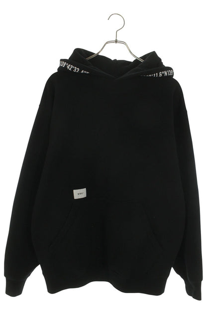 WTAPS 22AW Crossbone Print Hoodie Black Size M