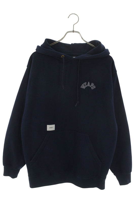 WTAPS CLUB HOODED COPO Hoodie Navy Size M