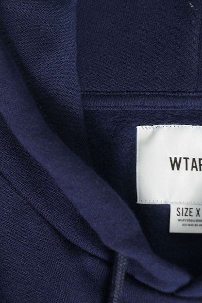 WTAPS CLUB HOODED COPO Hoodie Navy Size M