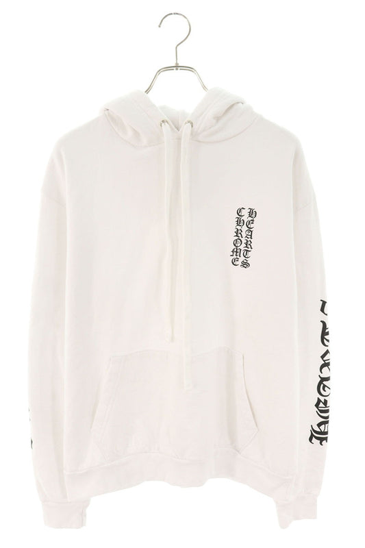 Chrome Hearts SWTSHRT PLV Sleeve Logo Hoodie White Size M