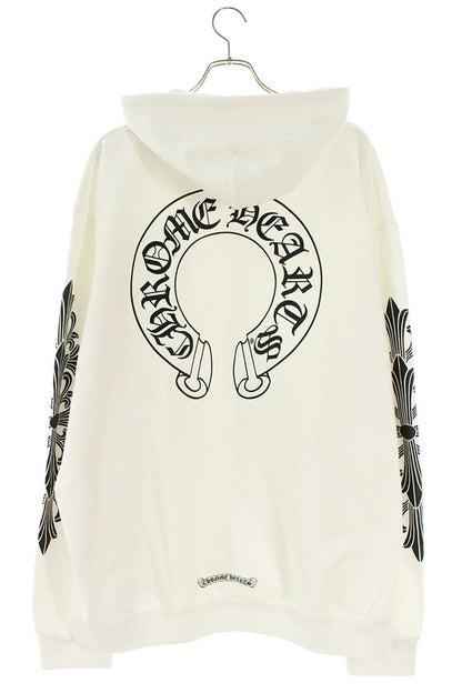 Chrome Hearts SWTSHRT HD ZIP Back Horseshoe Floral Size XXL