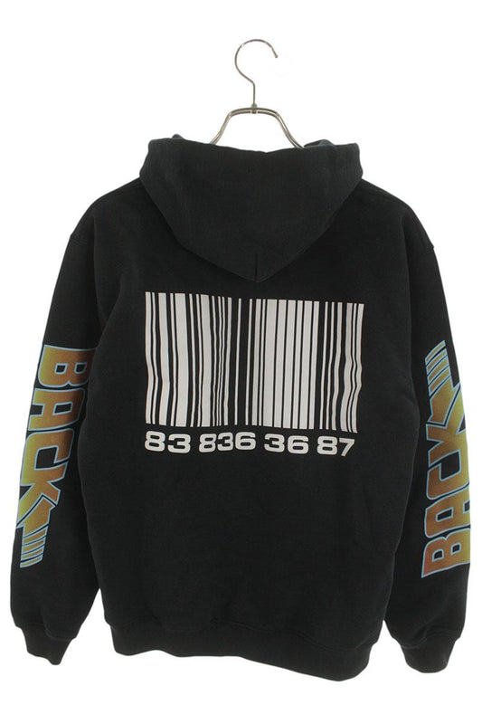 VTMNTS 22SS BACK TO THE FUTURE Hoodie Black Size XS