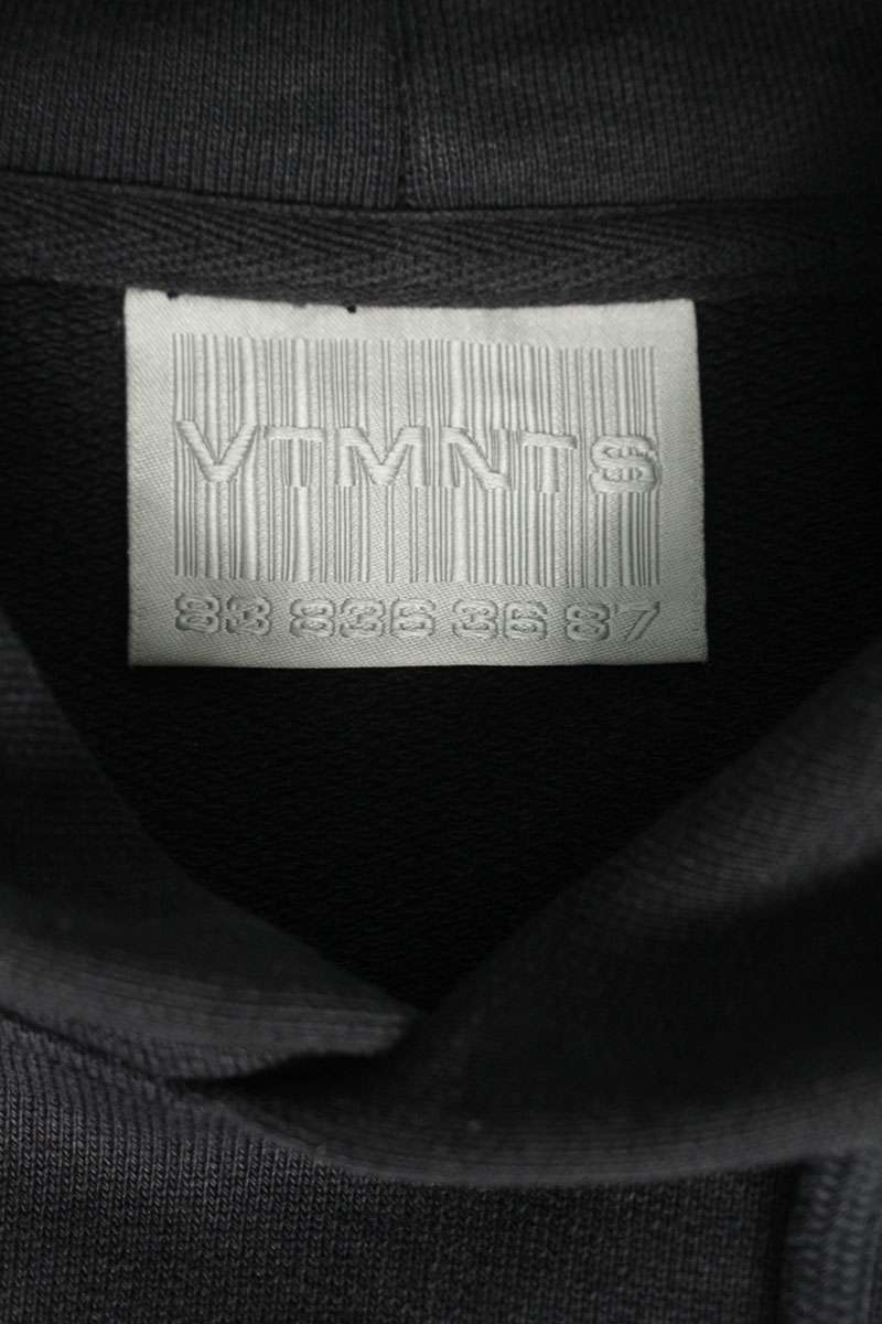 VTMNTS 22SS BACK TO THE FUTURE Hoodie Black Size XS