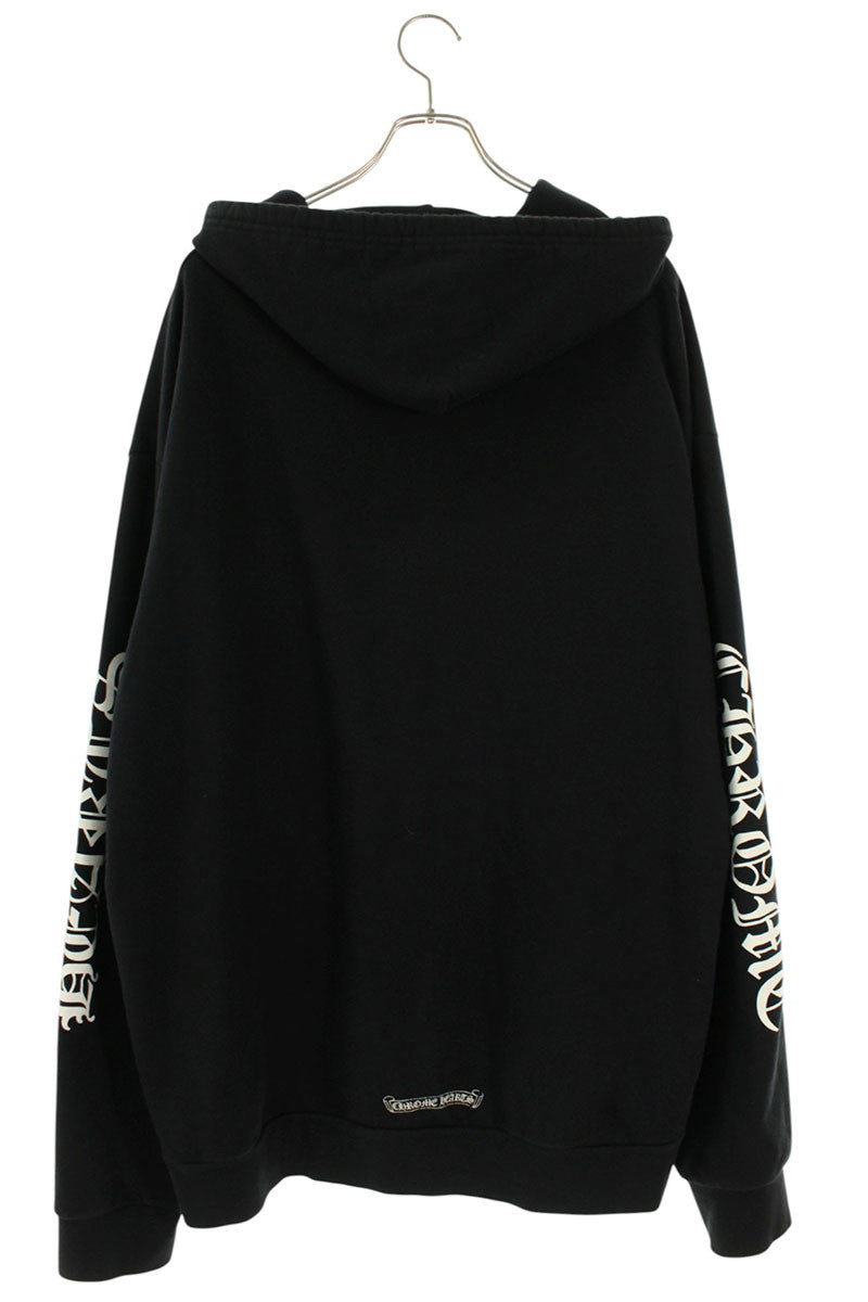 Chrome Hearts SWTSHRT HD ZIP Arm Logo Hoodie Black Size XXL
