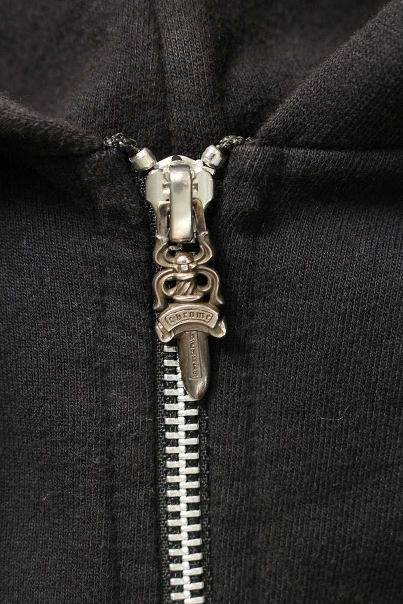 Chrome Hearts SWTSHRT HD ZIP Arm Logo Hoodie Black Size XXL