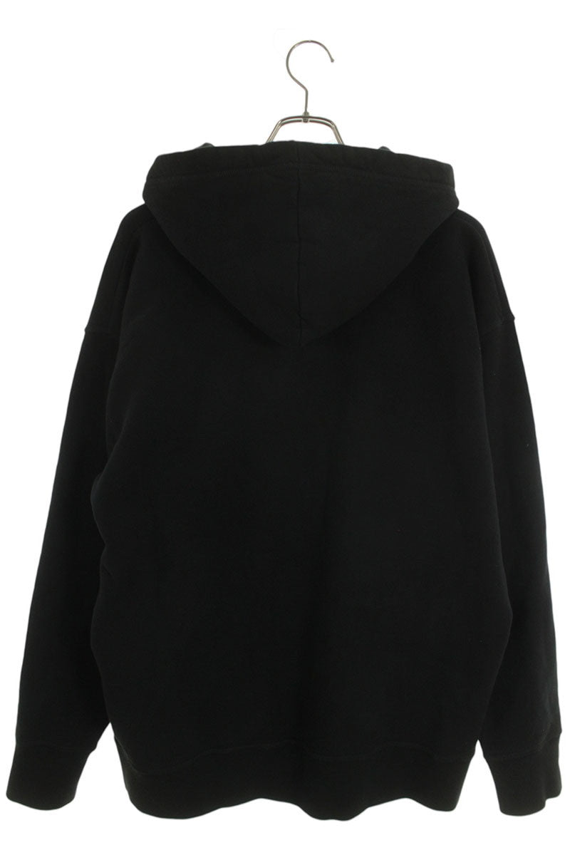 DSQUARED2 Rock Logo Pullover Hoodie Blk/Orange Size XS