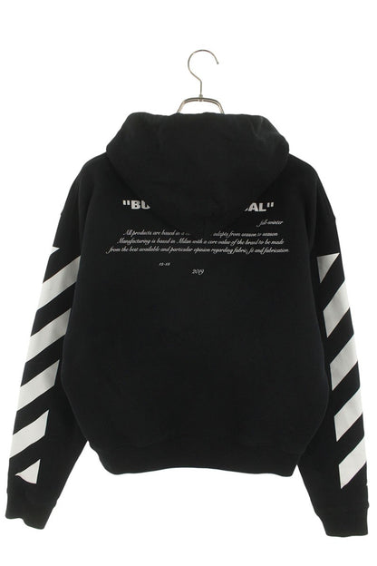 OFF-WHITE 18AW Bernini Print Hoodie Black Size XS
