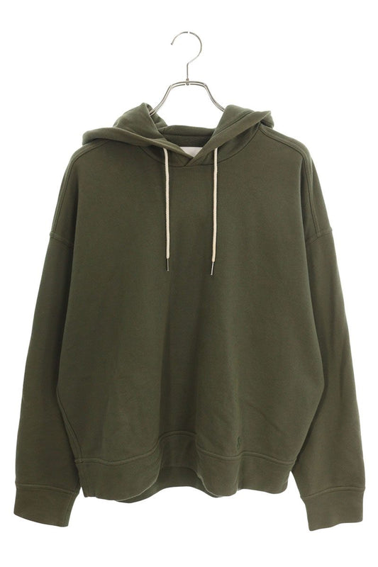 Jil Sander Logo Embroidered Hoodie Green Size M