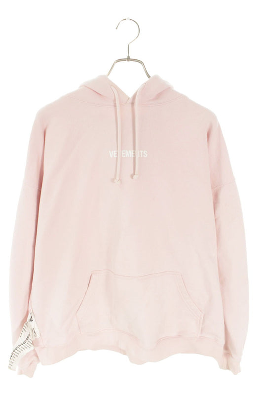Vetements Logo Hoodie Pink Size M