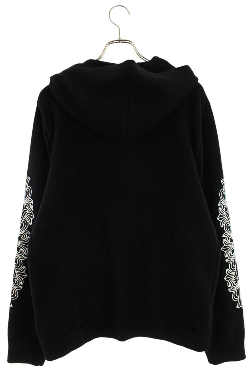 Chrome Hearts U LIFE SENTENCE Floral Zip Hoodie Size L