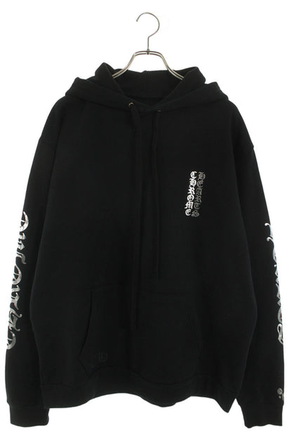 Chrome Hearts 1988 Arm Logo Print Hoodie Blk/Slv Size L