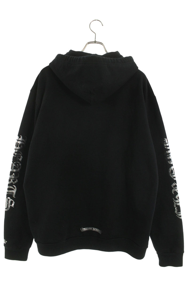 Chrome Hearts 1988 Arm Logo Print Hoodie Blk/Slv Size L