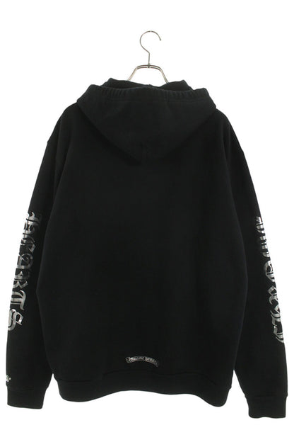 Chrome Hearts 1988 Arm Logo Print Hoodie Blk/Slv Size L