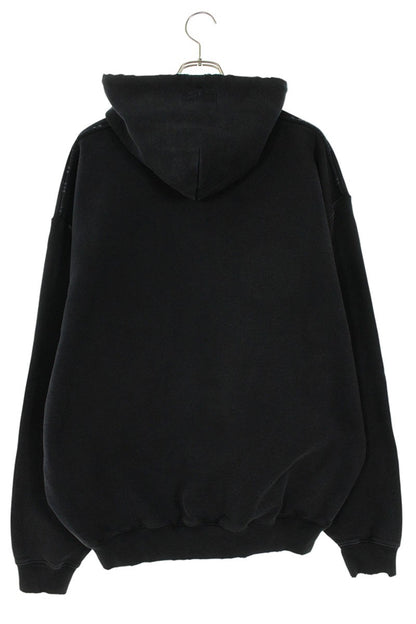 VETEMENTS 26SS X Print Hoodie Black Size XS