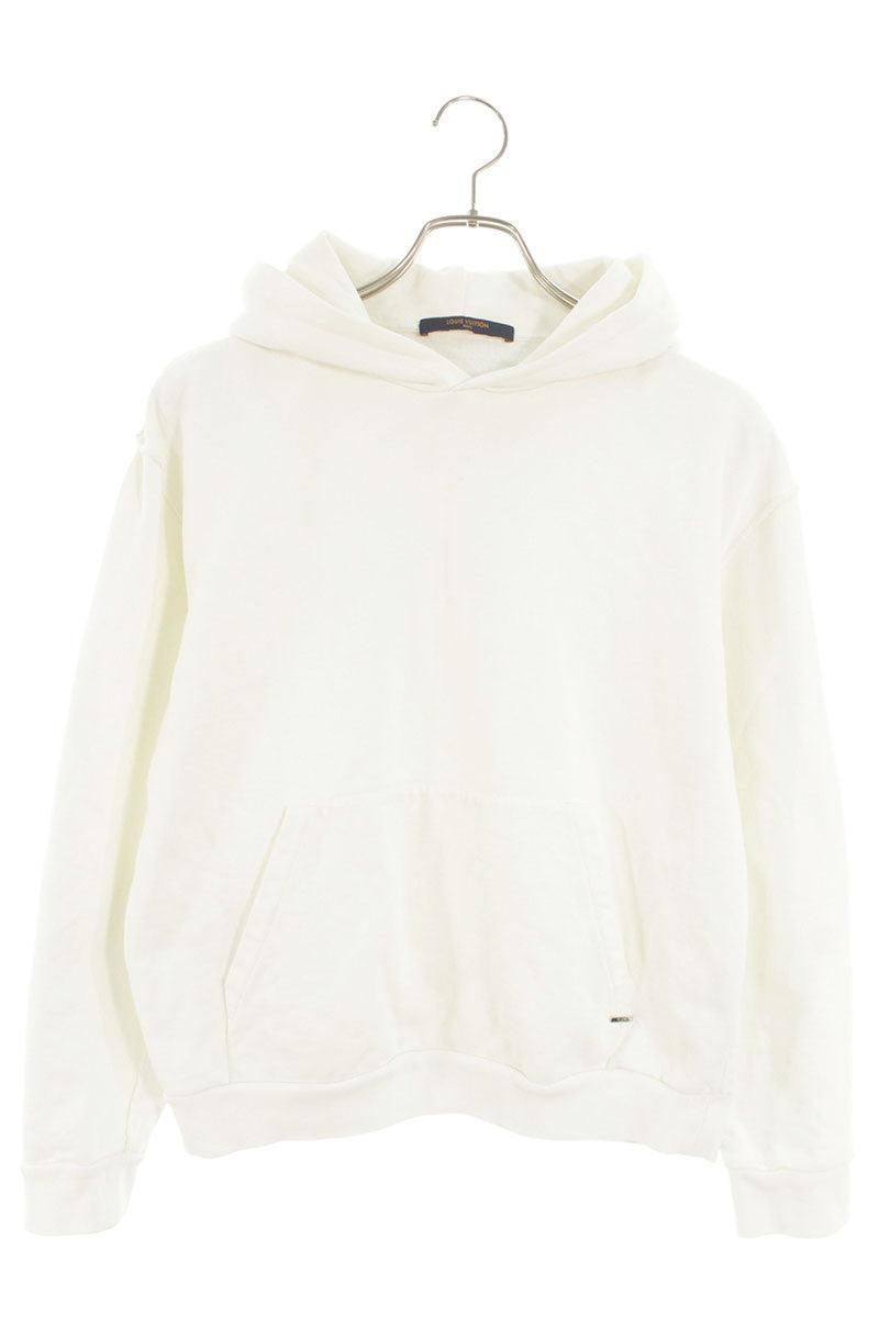 Louis Vuitton Pullover Hoodie White Size M