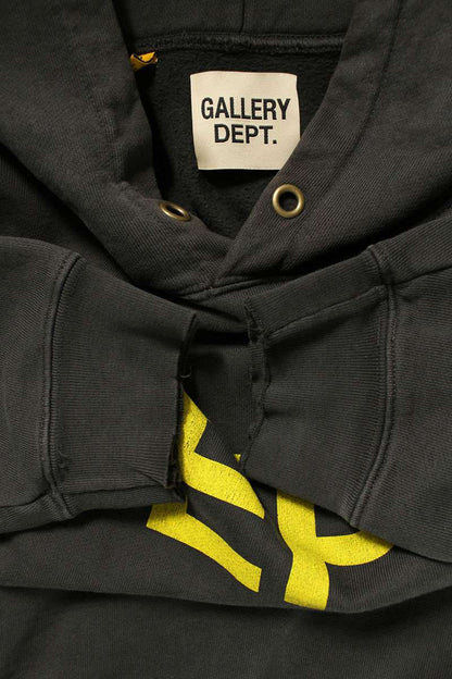 GALLERY DEPT Front Logo Hoodie Black Size L