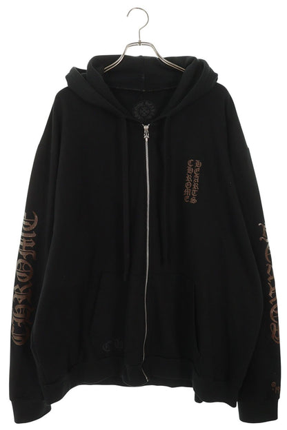 Chrome Hearts Online Exclusive Glitter Print Zip Size XXL
