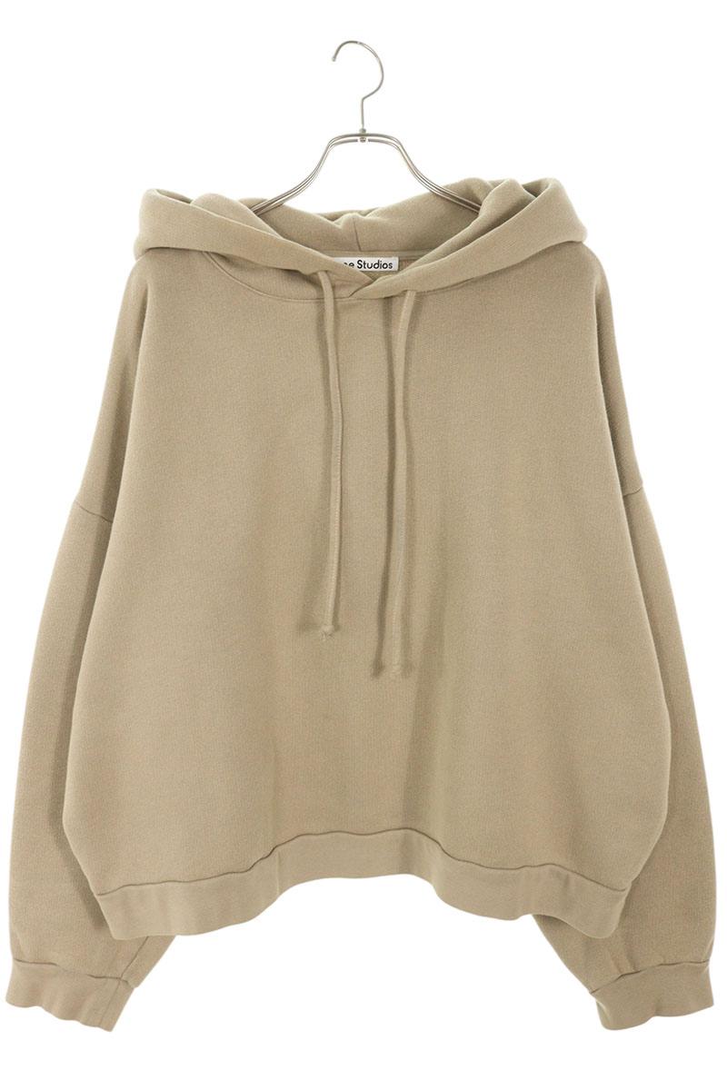 Acne Studios Logo Hoodie Beige Size M