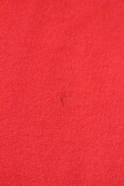 Chrome Hearts Back Scroll Label Print Hoodie Red Size XXL