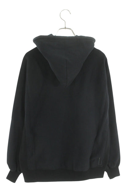 SEQUEL 25SS Logo Embroidery Hoodie Black Cotton Blend Size S