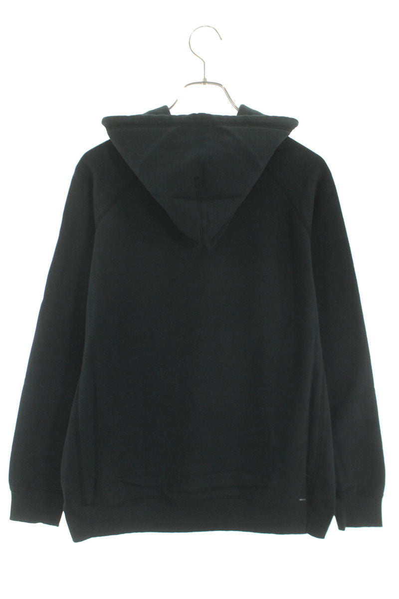 SEQUEL 25SS Logo Print Hoodie Black Cotton Blend Size S