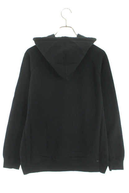 SEQUEL 25SS Logo Print Hoodie Black Cotton Blend Size S