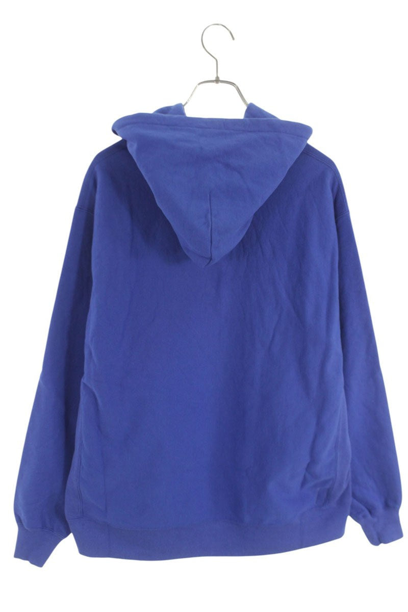 SEQUEL 25SS Logo Embroidered Hoodie Blue Size S