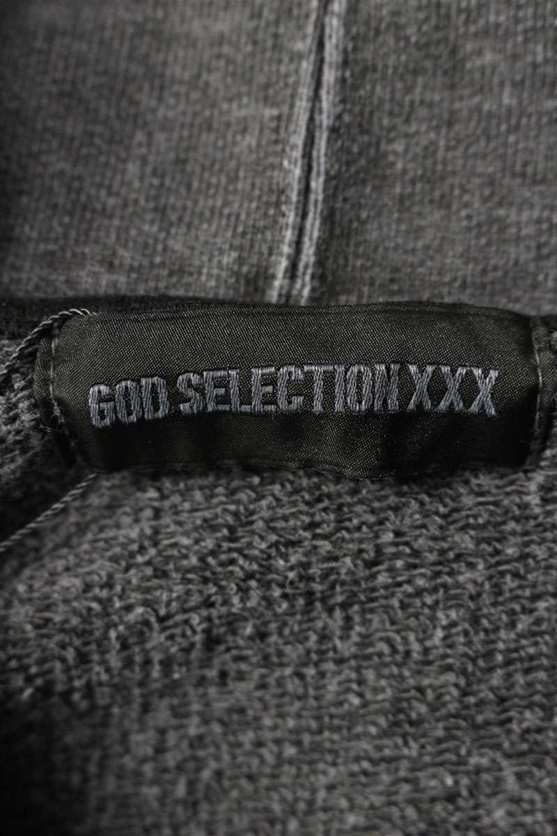 GOD SELECTION XXX Back Patch Hoodie Black Size S