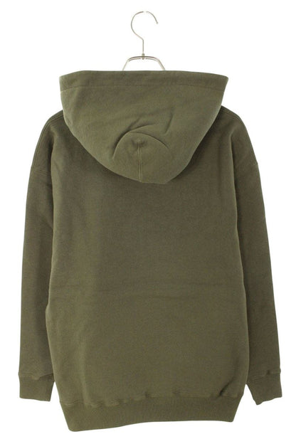 GOD SELECTION XXX Logo Print Hoodie Olive Size M