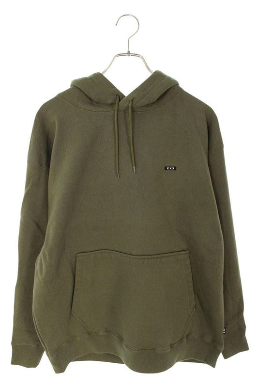 GOD SELECTION XXX Logo Patch Hoodie Olive Size M