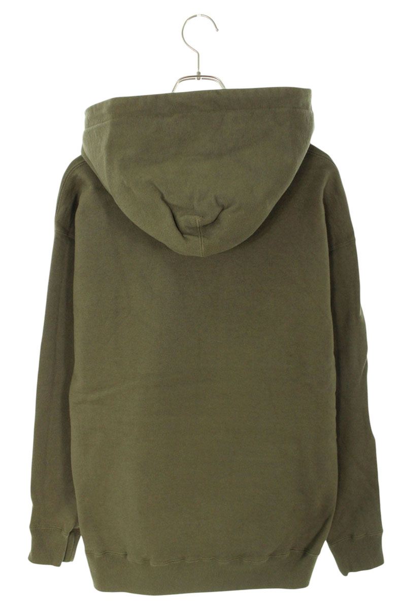 GOD SELECTION XXX Logo Patch Hoodie Olive Size M