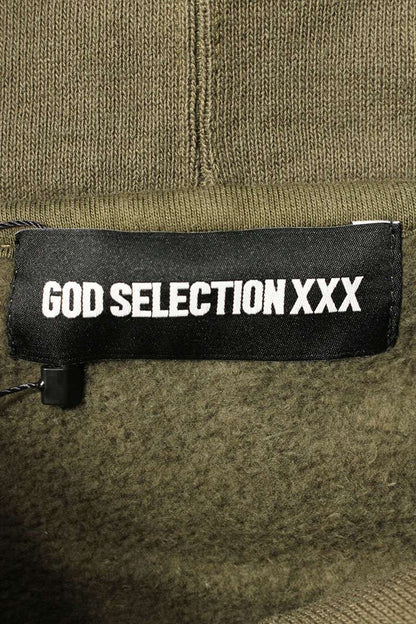 GOD SELECTION XXX Logo Patch Hoodie Olive Size M
