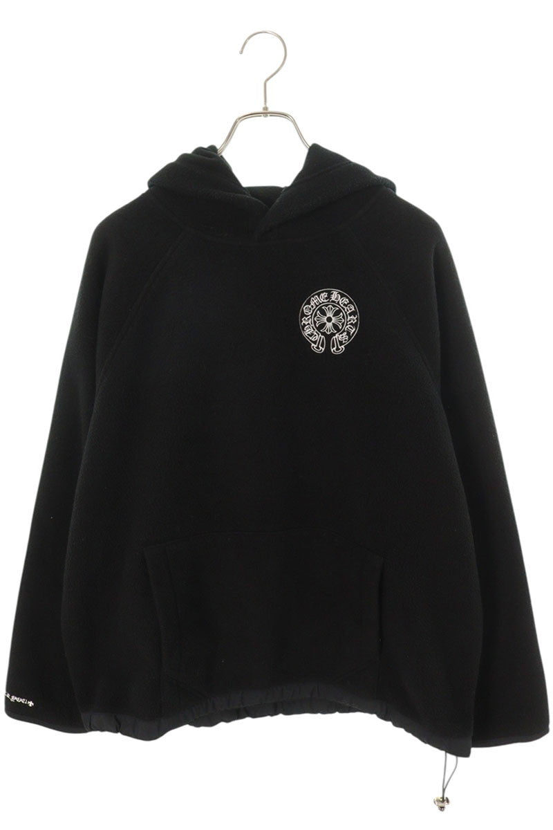 Chrome Hearts Cross Ball Button Fleece Hoodie Size XL