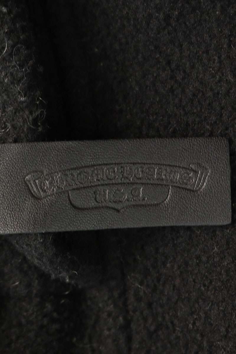 Chrome Hearts Cross Ball Button Fleece Hoodie Size XL