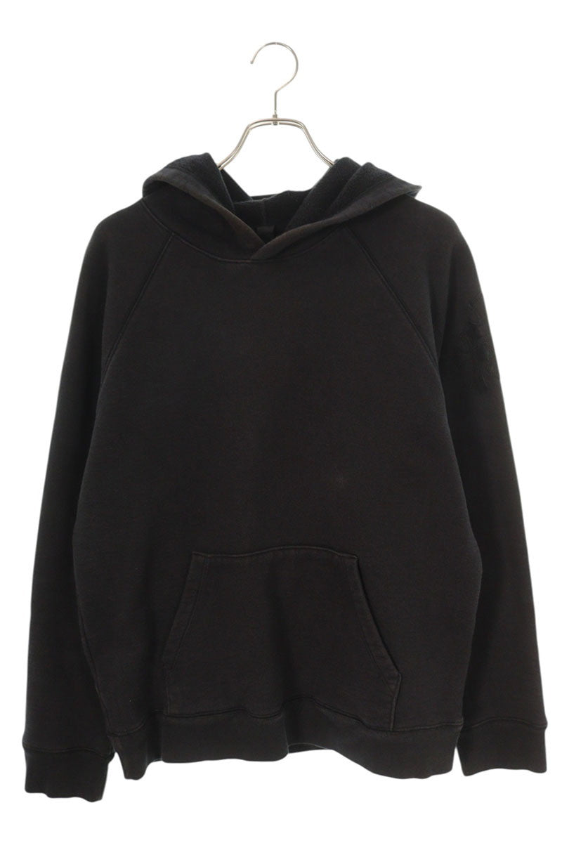 Chrome Hearts Cross Patch Hoodie Gray/Silver Size M
