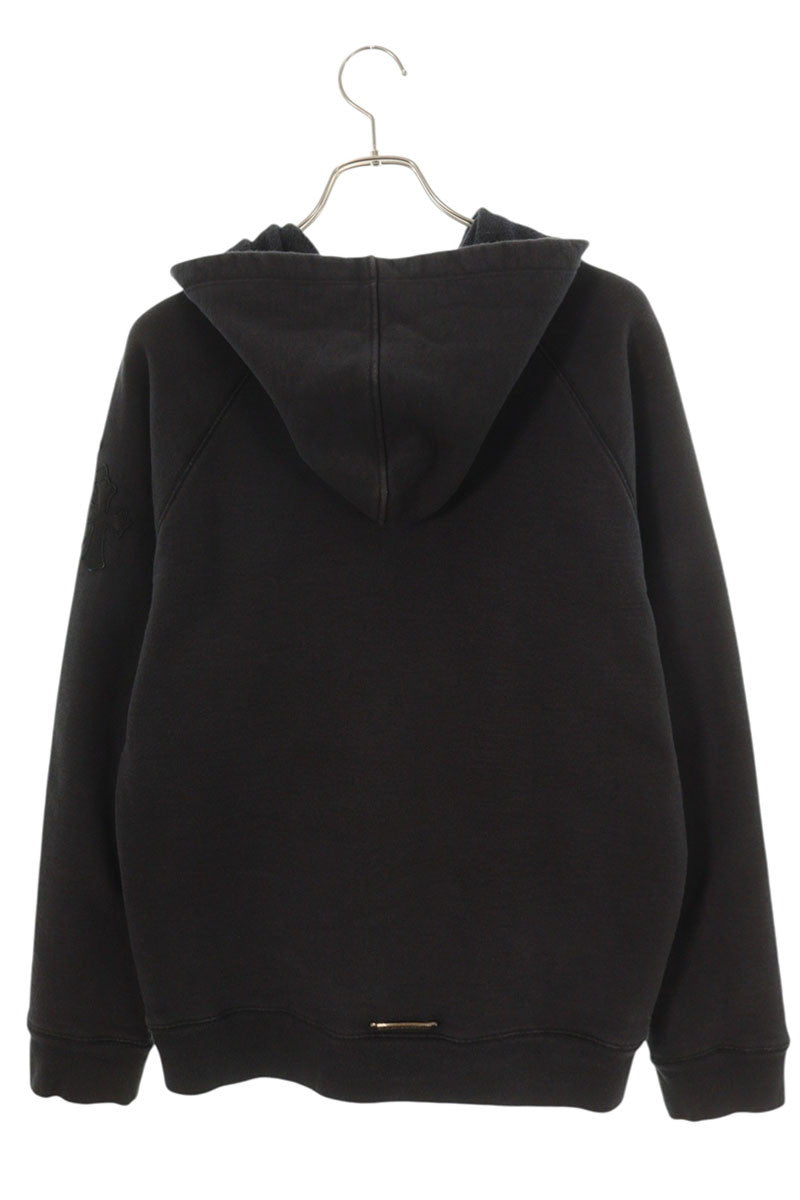 Chrome Hearts Cross Patch Hoodie Gray/Silver Size M