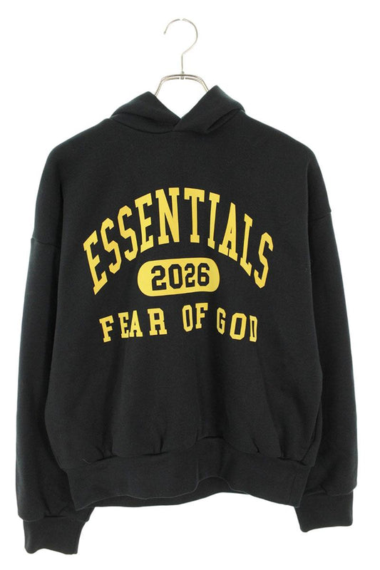 FOG ESSENTIALS Classic Logo Patch Hoodie Black Size S