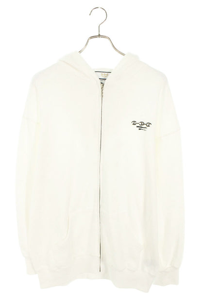 HOORSENBUHS Waikiki Print Zip-Up Hoodie White Size M