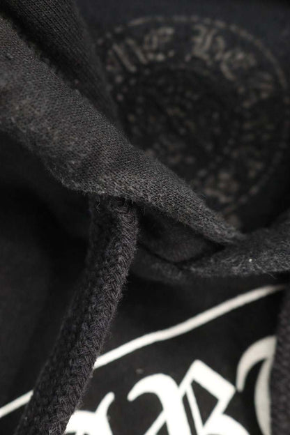 Chrome Hearts Stencil Print Hoodie Black Size M