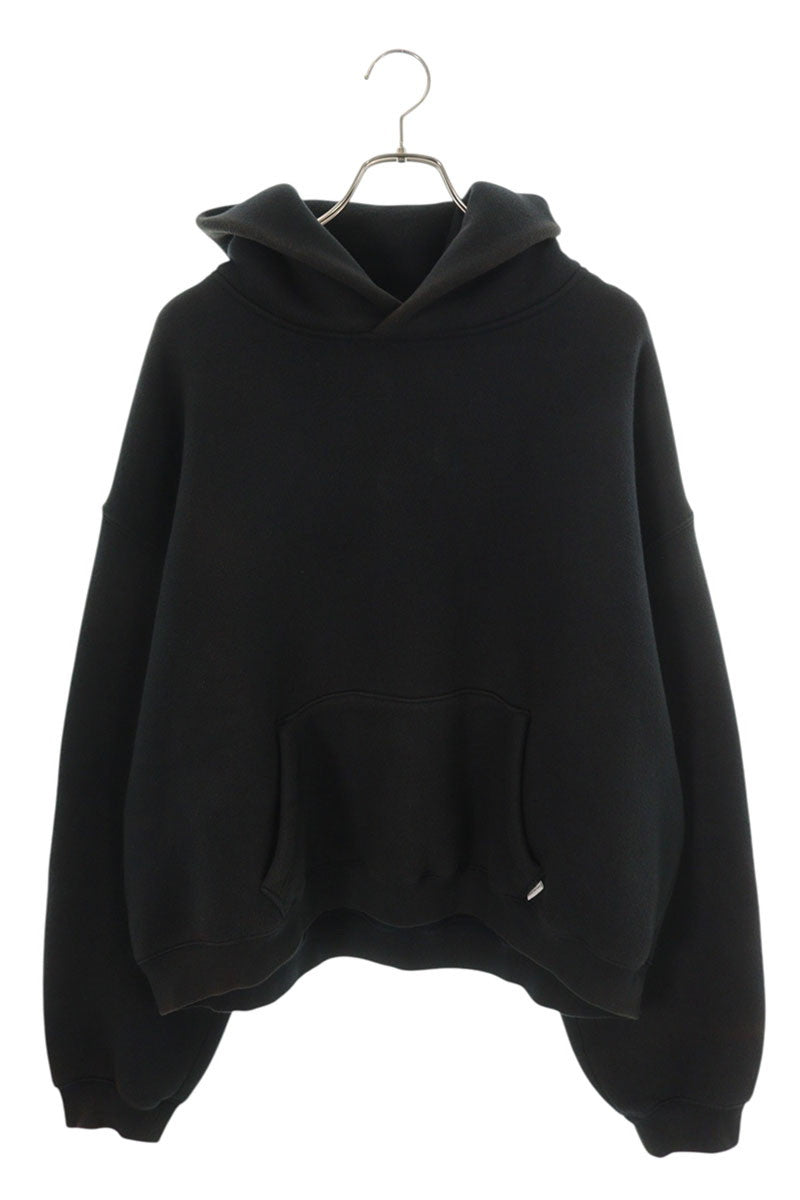 ALEXANDER WANG Heavyweight Cropped Hoodie Black Size XL