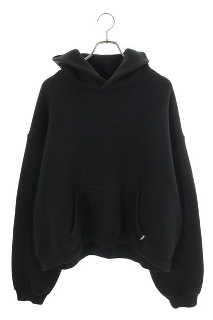 ALEXANDER WANG Heavyweight Cropped Hoodie Black Size XL