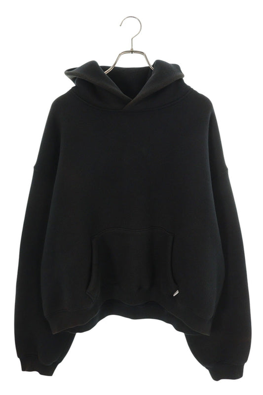 ALEXANDER WANG Heavyweight Cropped Hoodie Black Size XL